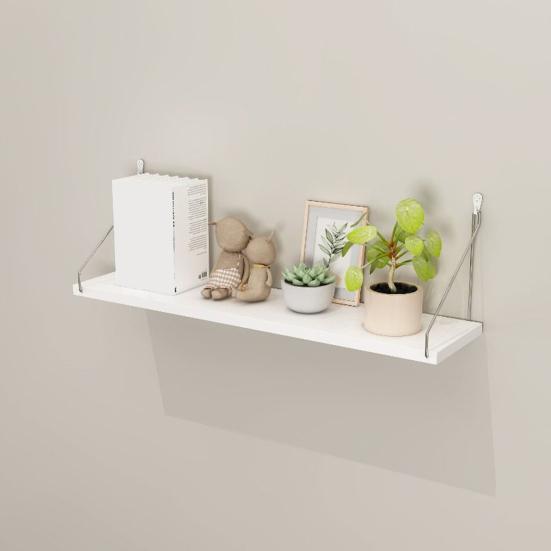 Настенный стеллаж для хранения вещей, большая демонстрационная полка, прочная, несущая, простая в сборке, универсальная плавающая полка для домашнего декора