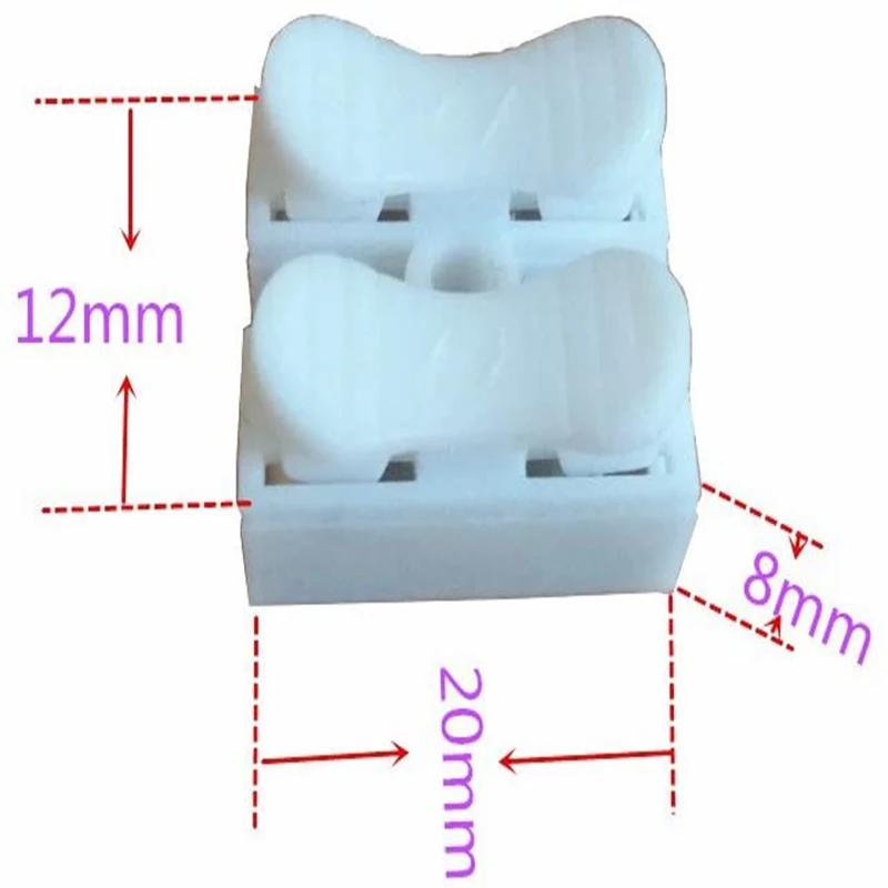 30PCS CH2 Spring Quick Wire Connectors 2P Cable Clamps Terminal Block LED Strip Light Replace Electrical Tapes Cable Clamp Tools