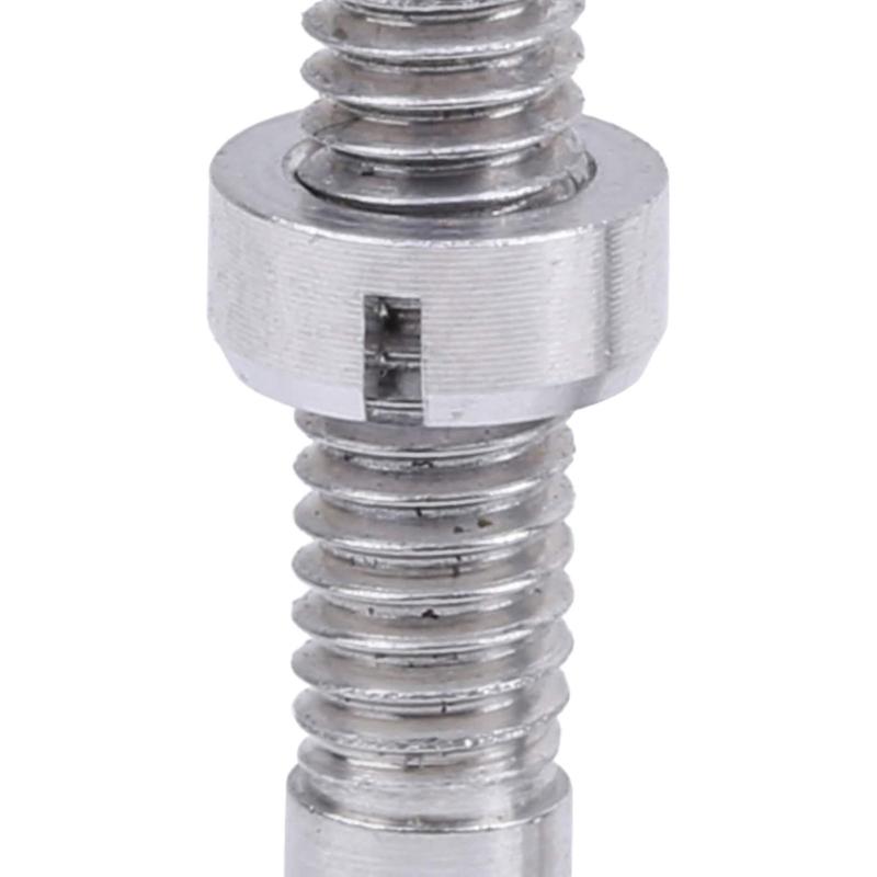 Набор из 6 головок звукоснимателя для проигрывателя, монтажные винты и фурнитура, детали для сборки проигрывателя, металлические гайки и шайбы