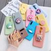 IPhone Samsung Galaxy Huawei Xiaomi Redmi uchun 3D Chiroyli Podstavkali Telefon G'ilofi Yumshoq Qopqoq