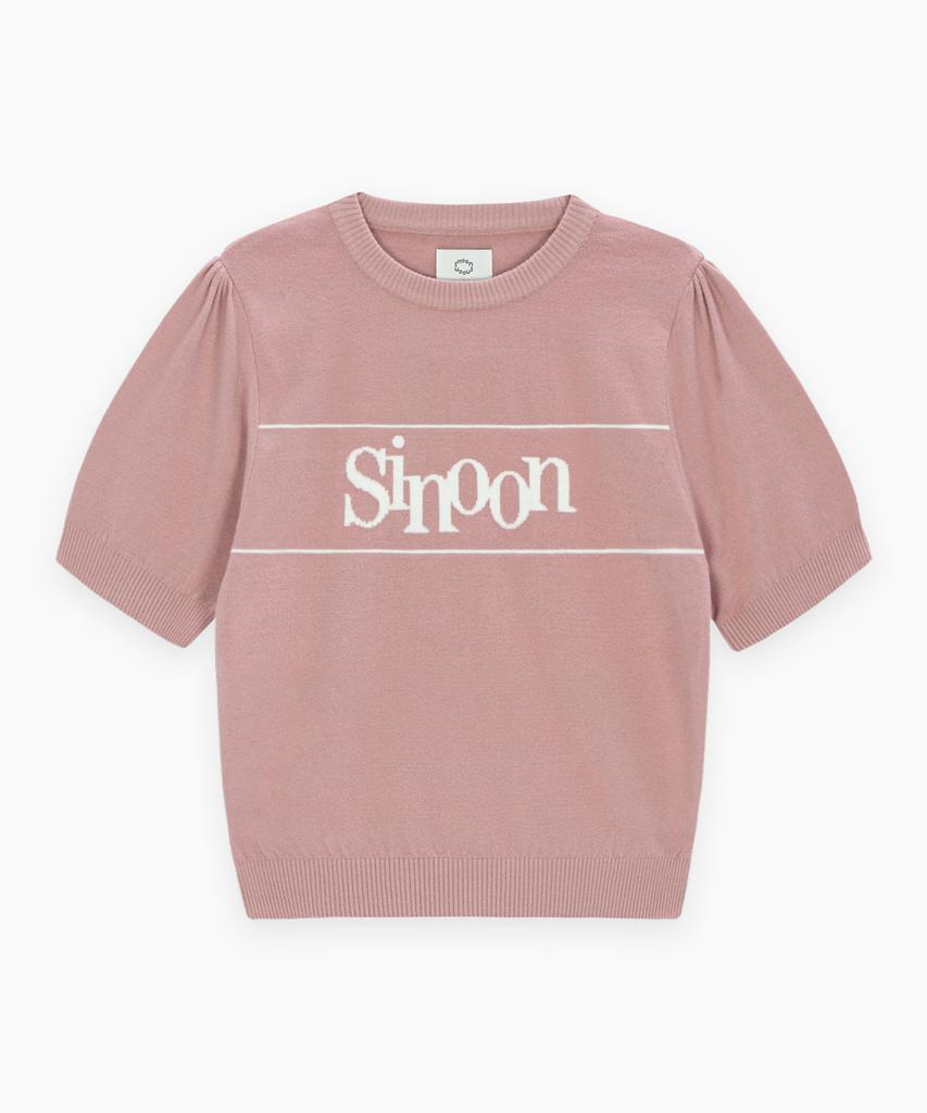 SINOON Sinoon Logo Half Knit (Pink)