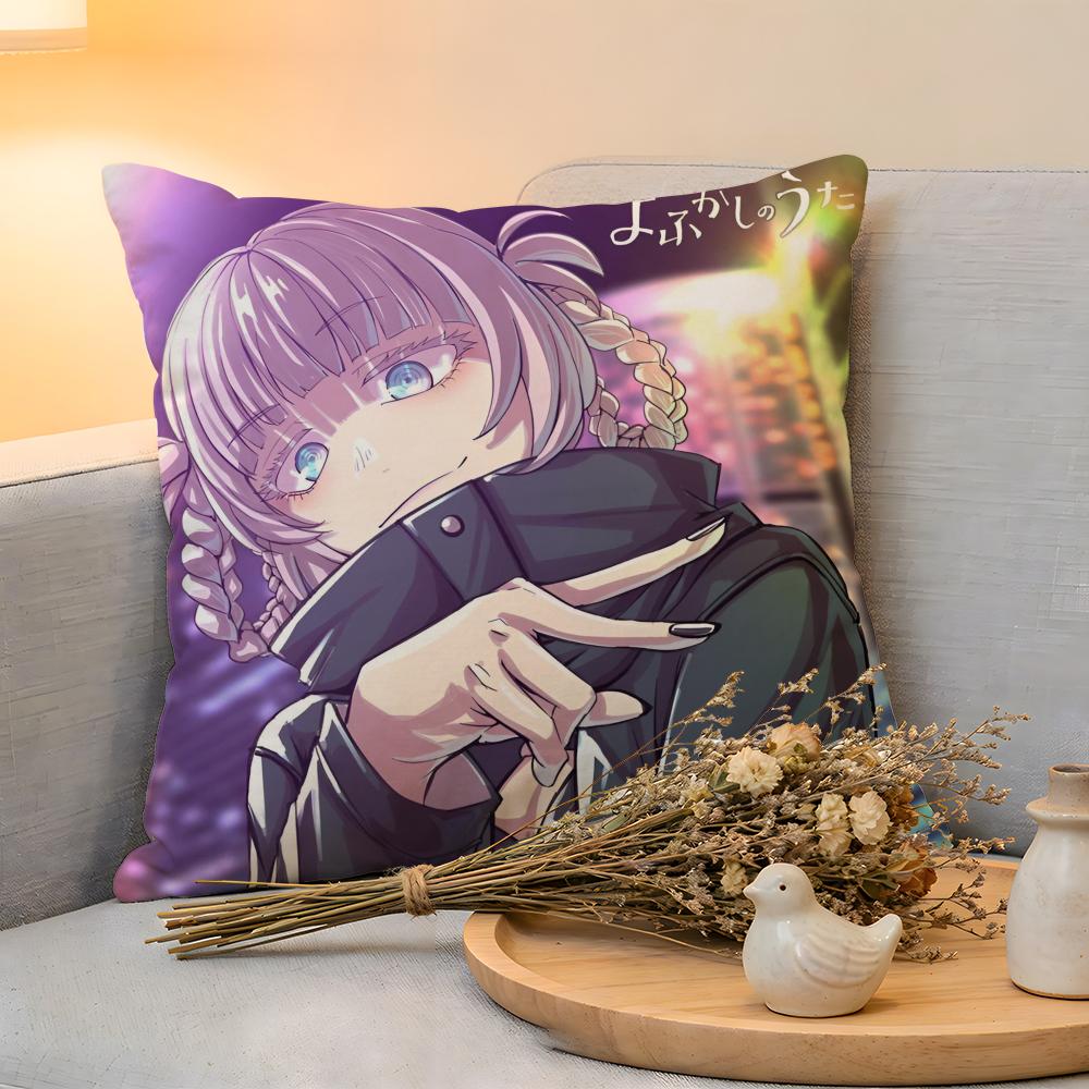 Cushion Cover Linen SkinFriendly Soft Decorative Case For Sofa Home Decor Hot Anime NNanazuna Nanakusa Pillow cover