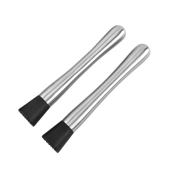 Коктейльный мадлер из нержавеющей стали для мохито, лимонада, фруктовых напитков, барных принадлежностей с длинной ручкой для домашнего бармена, ресторана