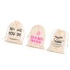 6pcs Bachelor Party Gift Bags with Drawstring Linen Party Favors Bachelor Bridal Shower Pouches for 
