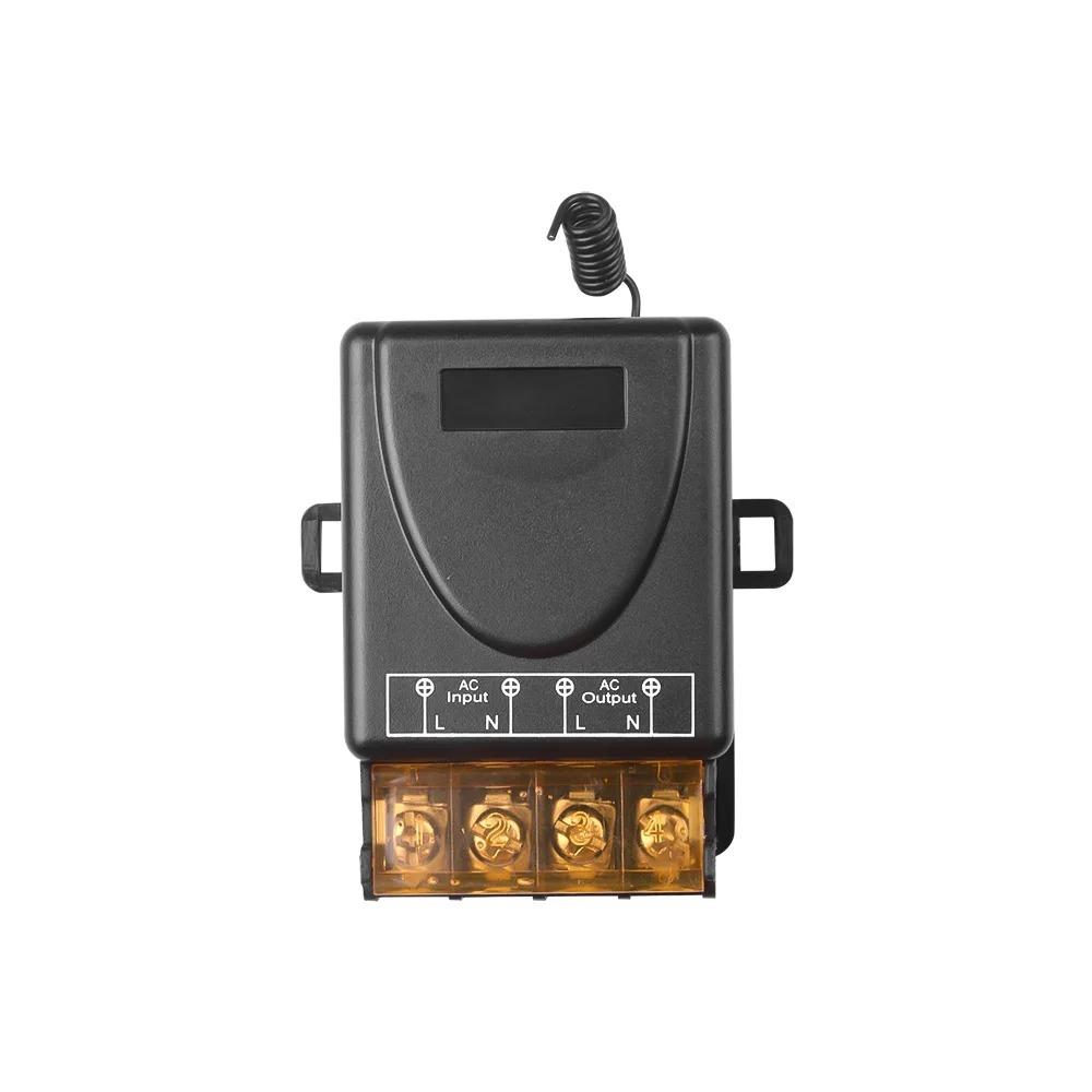 Вкл. Выкл. RF 433 МГц Передатчик Светодиодная Лампа Приемник Контроллер Пульт Дистанционного Управления Переключатель Система Потолочный