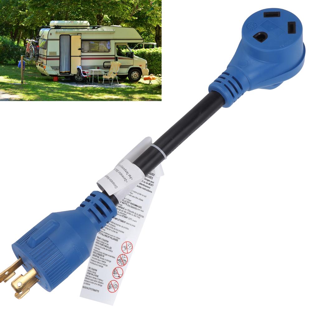 Портативный переходной кабель для питания RV 30A на 30A 125V 10awg 3 провода для зарядки транспортных средств