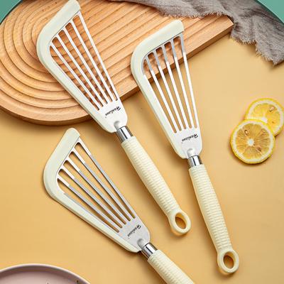 Силиконовая лопатка для жарки Сковорода с антипригарным покрытием Лопатка для жареных яиц Лопатка для стейков Лопатка для переворачивания рыбы Лопатка для жарки рыбы Кухонные гаджеты