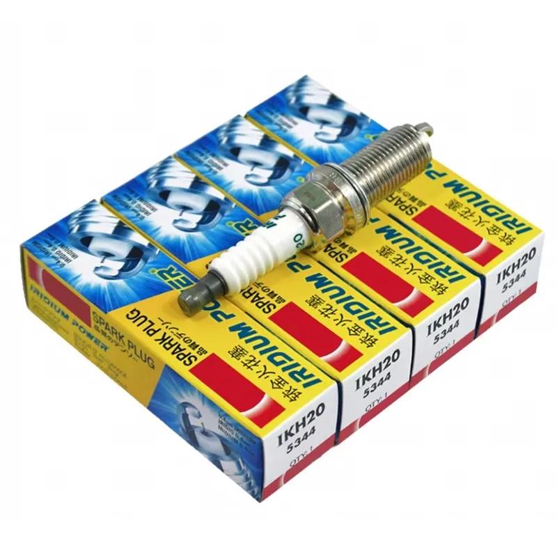 4/6 шт 5344 IKH20 иридиевые свечи зажигания комплект проводов свечей зажигания для Honda Civic Citroen Berlingo Jumpy C1 C2 C4 Peugeo Partner