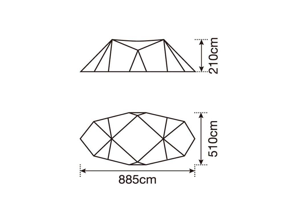 Snow Peak Land Station L Ivory [Включая новинки] TP-821IV
