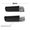 Aluminum Front Footpegs With Rubber Pads Kawasaki Z900 Z650 Ninja H2 SX Versys-X 300 Replacement