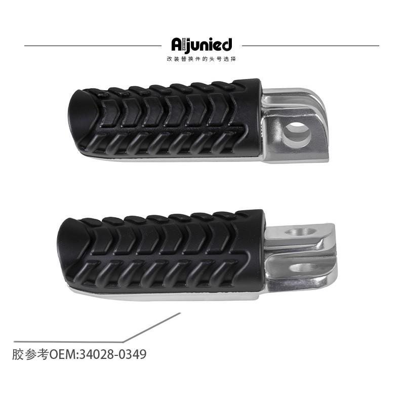 Aluminum Front Footpegs With Rubber Pads Kawasaki Z900 Z650 Ninja H2 SX Versys-X 300 Replacement
