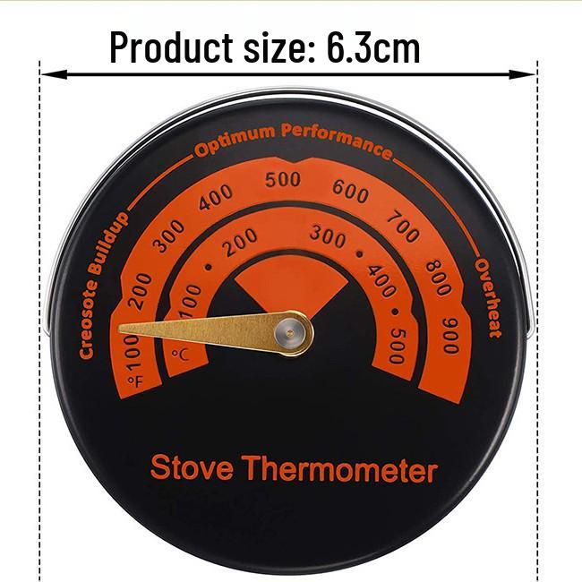 Black Heat-Powered Fireplace Fan for American Style Indoor & Outdoor Use