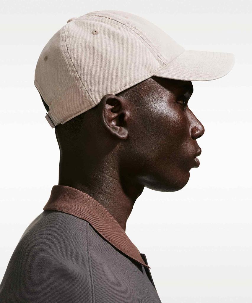 Nike Свободная джинсовая кепка Club - Колледжный серый:Белый / Hf0383-009