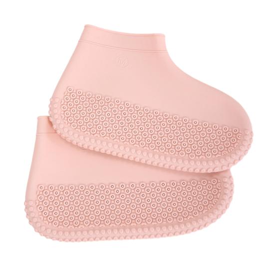 1 пара Водонепроницаемые чехлы на обувь от дождя Нескользящие Силиконовые Многоразовые Бахилы Мужские Женские Для Путешествий На Открытом Воздухе Защита для Обуви от Дождя