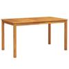 Foldable Garden Dining Set 7 pcs Brown Solid Acacia Wood