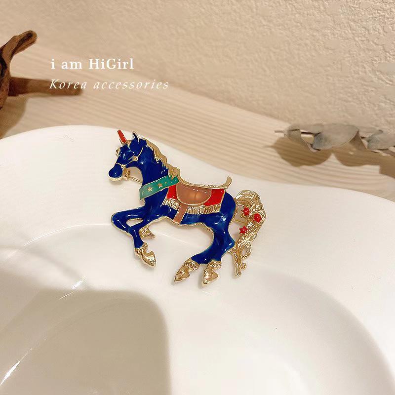 Изысканная ретро-брошь в европейском и американском стиле: Уникальная винтажная модная брошь для женщин - элегантный дизайн в виде капли масла.