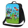 Funny Mole Selfie Insulated Lunch Bag for Camp Travel Cartoon Krtek Little Maulwurf Portable Thermal Cooler Bento Box Women Kids