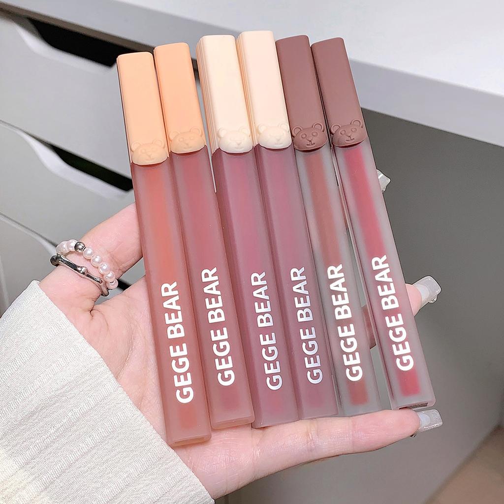 Air Lip Mud Matte Matte Velvet Long-lasting Whitening Non-fading Non-stick Cup Lipstick Lip Glaze