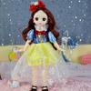 Мини-подвижная кукла 30 см, игрушка для девочек, 3D большие глаза, BJD, полная одежда принцессы, коллекция платьев, детская кукла в подарок