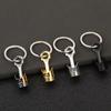 INS Car Engine Piston Keychain Zinc Zinc Alloy Piston Model Keyring Unique   Men