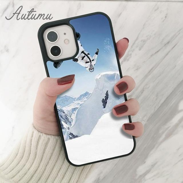 Чехол для телефона с изображением лыж, сноуборда, лыж для iPhone 11 12 13 14 Pro Max mini XR XS SE 2020 6S 7 8 Plus Samsung Galaxy S21 S22