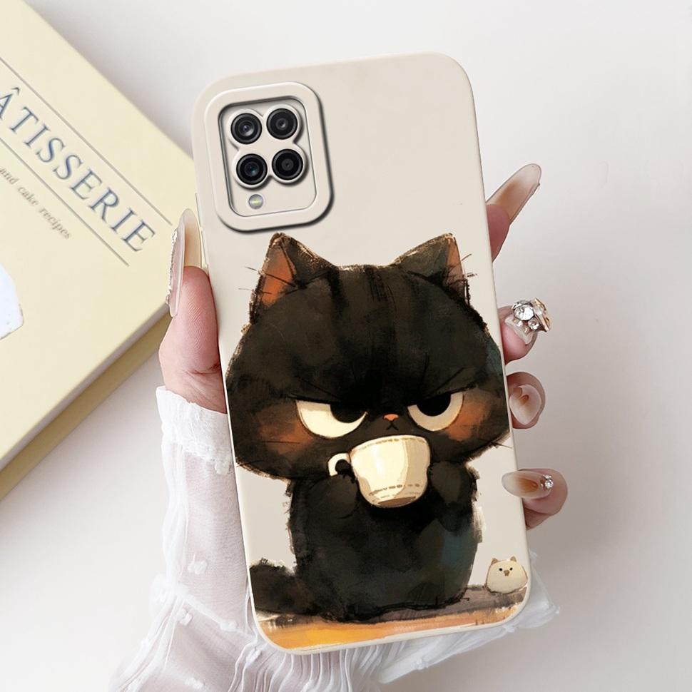 For Samsung Galaxy A12 Case Colorful Flower Panda Cartoon Cover Soft Slim Phone Cases For Samsung  A12 GalaxyA12 Back Cover