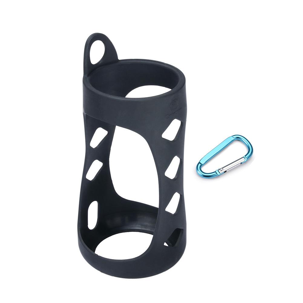 Portable Bluetooth-compatible Speaker Case Shockproof Speaker Skin Cover with Carabiner for Bose SoundLink Revolve/Revolve+ I II