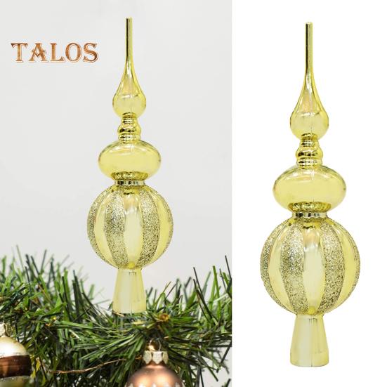 3 шт., верхушка для рождественской елки, простая установка, праздничные украшения для верхушки елки, домашний декор для рождественской елки