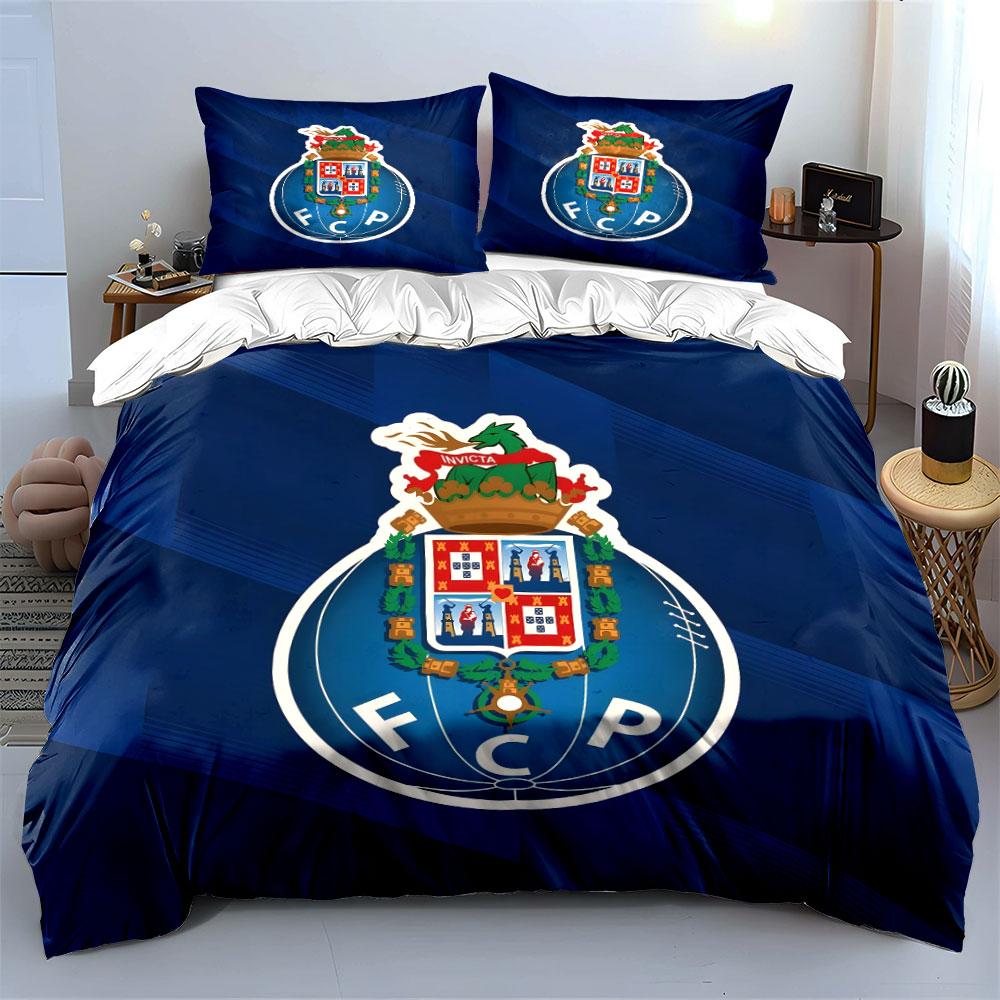 Club crest on blue. Bedding sets Duvet cover sets Duvet covers Pillowcases(1 * Duvet Cover 2 * Pillowcases without duvet insert)