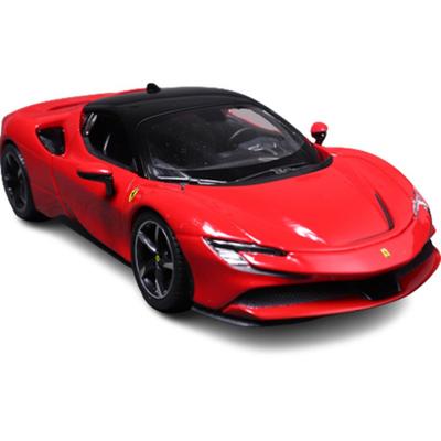 Ббураго 1:Модель автомобиля Ferrari SF90 Stradale, масштаб 1:24, красная