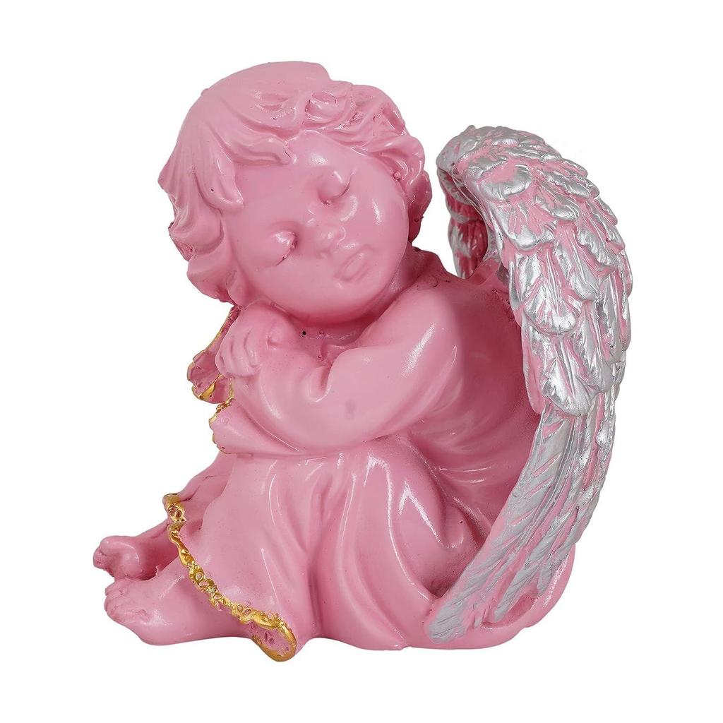 Angel Girl Showpiece for Home Decor Showpiece | Winged Girl Statue for Home Decor Item | Fairy Girl Statue for Home Shelves Decor Showpiece