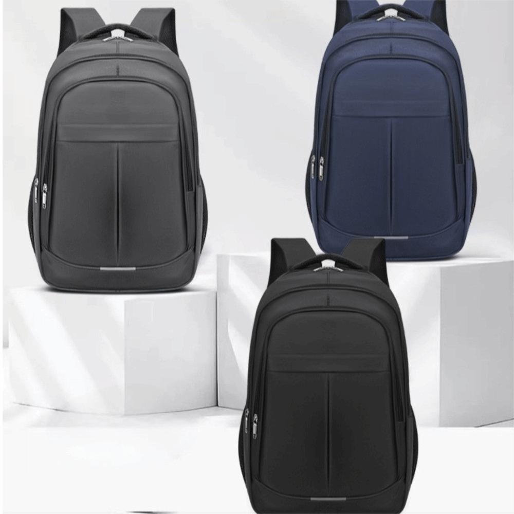 Large Capacity Student School Bags Solid Color Men Laptop Backpack Men Business Backpack Sports