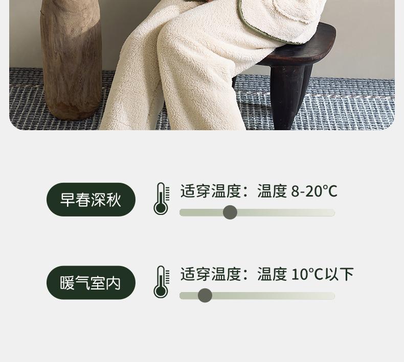 Xuan Liang Women's Winter Lamb Fleece Nightwear Set