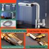 Кухонный смеситель с выдвижной лейкой Waterfall, цвет Gunmetal Grey Copper