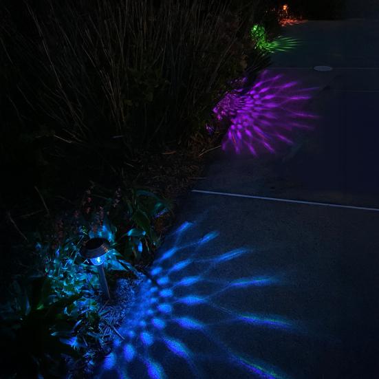 2/4/6 шт. Солнечные садовые водонепроницаемые автоматические фонари включения/выключения IP44 Энергоэффективные сверхъяркие светодиодные газонные лампы