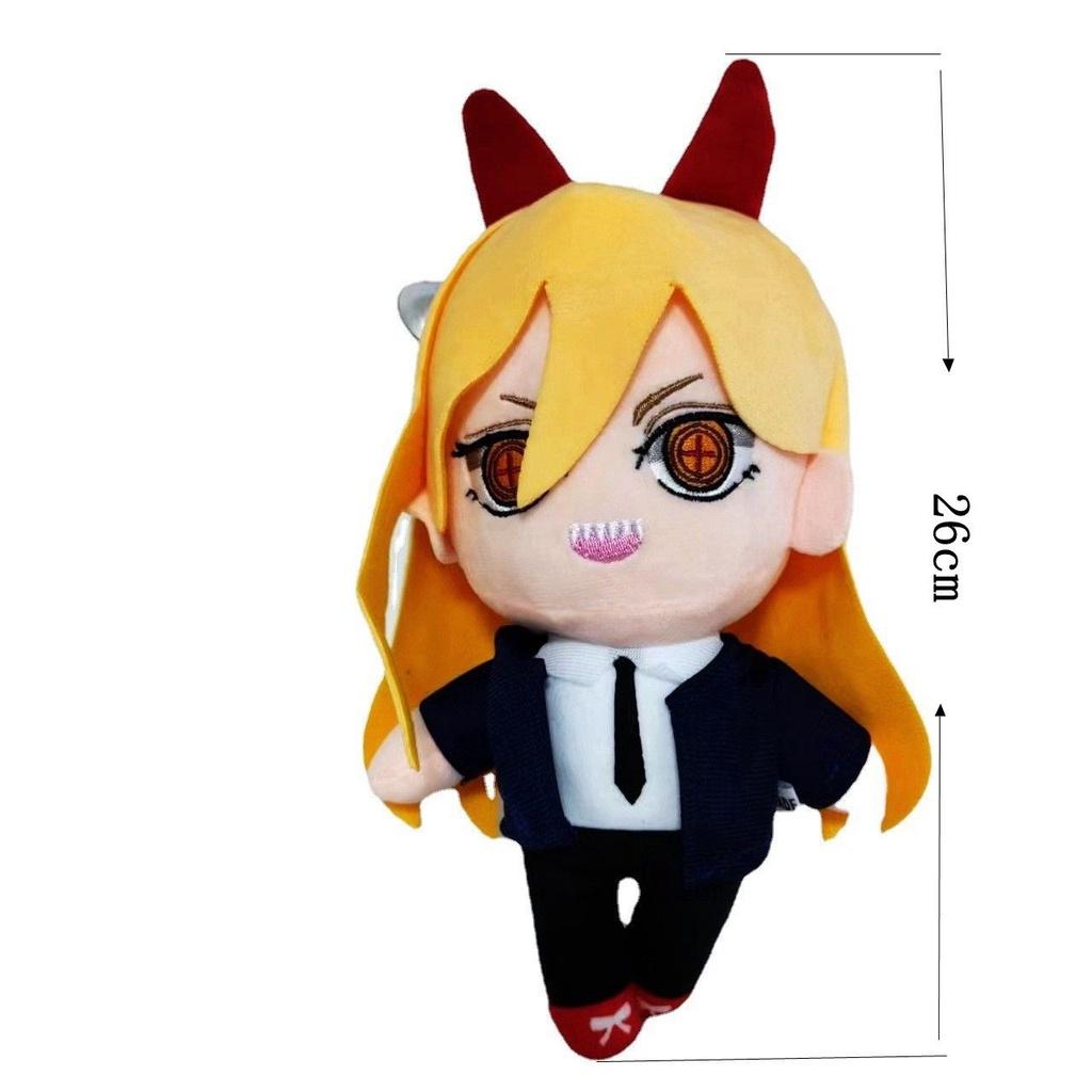 High Quality Chainsaw Man Denji Power Quanxi Makima Pochita Plush Toy Soft Squeezable Unique Kids Gift