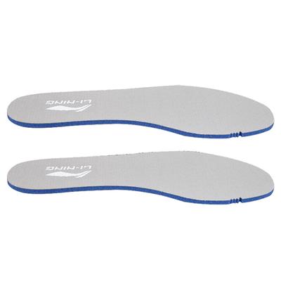 Li Ning Амортизирующие Дышащие Впитывающие пот Мягкие Отскок Полиуретановые Стельки Унисекс Серый Синий AQAM055