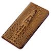 Genuine Leather Crocodile Head Flip Cover for Redmi Note8Pro and Note7Pro