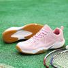 2024 Luxury Pink Badminton Shoes Women Men Anti Slip Volleyball Sneakers Ladies Tennis Shoes Quality Badminton Sneakers Man