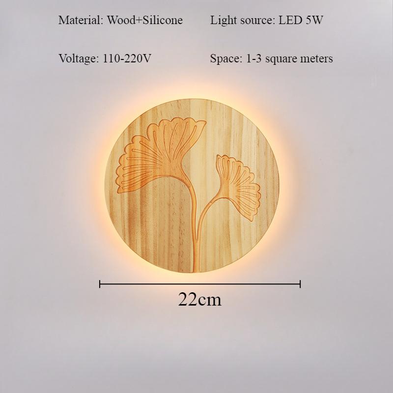 Картина из дерева с изображением головы оленя, настенный светильник в скандинавском стиле, современный фон, настенное украшение, прикроватный светильник, атмосфера, светодиодный светильник