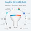 WiFi Smart Bulb Dimmable LED Light Bulb 16 миллионов цветов Cozylife RGB Светодиодная лампа GU10 Голосовое управление Alexa Google Home