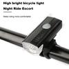 Bike Headlight Super Bright High Lumens Waterproof Easy To Install USB Rechargeable Night Riding LED Bicycle Light