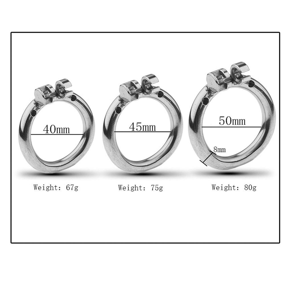 Chastity Belt for Chastity Body for 40 Chastity Device for Bondage Adult SM Can Be Worn for Long Periods of Watermelon Openwork Stainless Steel Mini