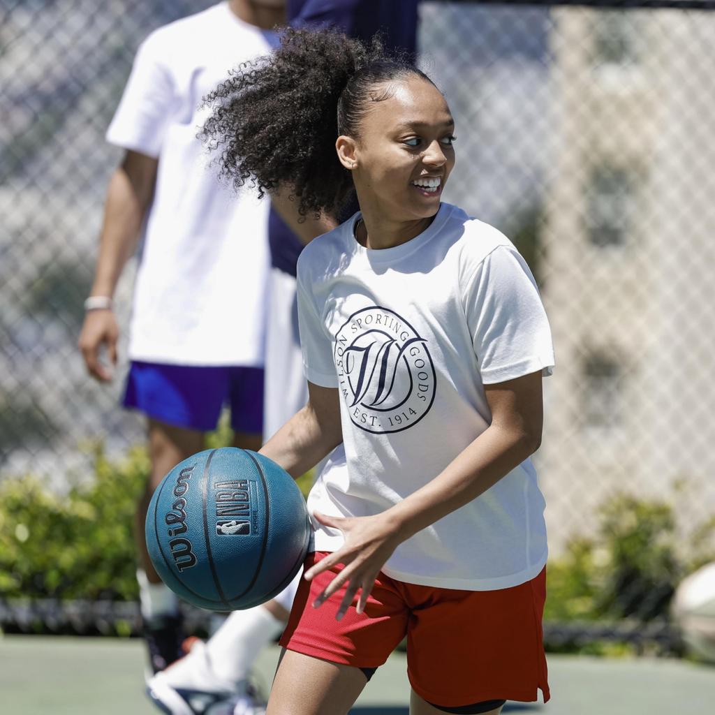 Wilson NBA FORGE Basketball Size 6 (Teal)