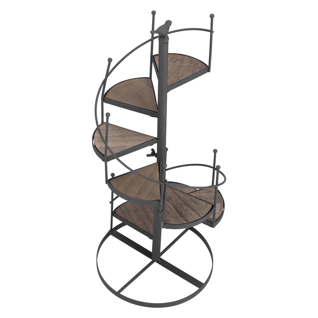 Декоративная полка для растений в европейском стиле, многофункциональная кованая подставка для растений, простая в установке для балкона и гостиной