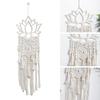 Cotton Thread Lotus Woven Tapestry Reusable Wall Pendant Boho Wall Hanging Decor  Bedroom