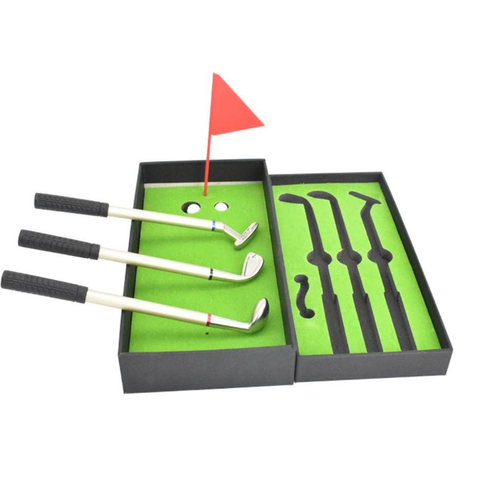 Ручка для подписи Черные/Красные/Синие чернила Подарок для гольф-клуба Гелевая ручка Шариковая ручка Набор ручек-паттеров для гольфа Нейтральная ручка