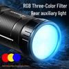 SupFire Y5-K 15W High-Power Long-Range Flashlight with Color Filters