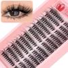 Soft & Natural Segmented False Eyelashes - C Curl, Subtle European/American Style. Choose Your Look for a Big Eye Effect.