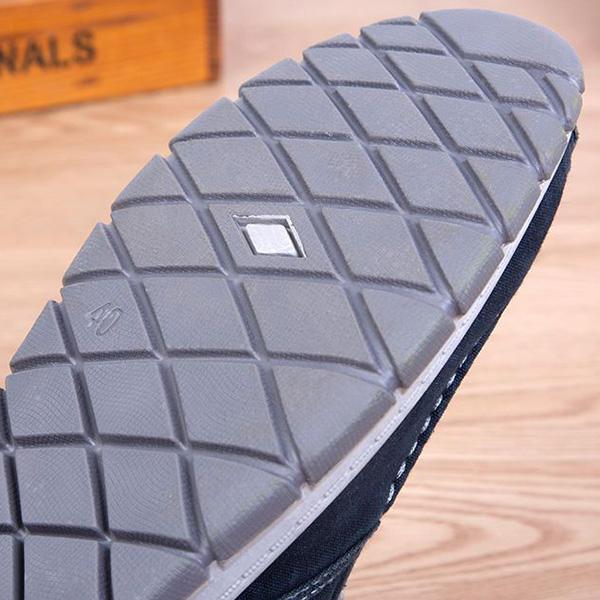 Old Beijing Cloth Shoes Men's Soft Soled Shoes Breathable Slip On Middle-aged and Elderly Non-slip Father Shoes